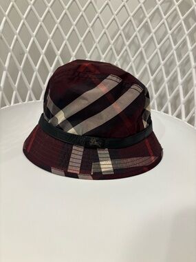 Burberry Plaid Bucket Hat